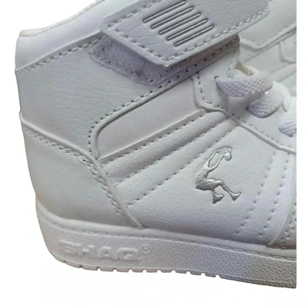 Shaq All White High Top Sneakers Size 9 - Picture 6 of 8